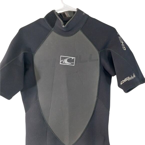 O'NEILL! SUPER COOL SHORTY FRONT ZIP NEOPRENE WETSUIT, BLACK & GRAY, HOT! SZ XL - Picture 6 of 13